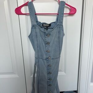 Rewash Light Blue Denim Top